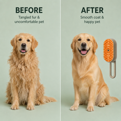 UREVOX™ 4-in-1 Steamy Pet Grooming Brush